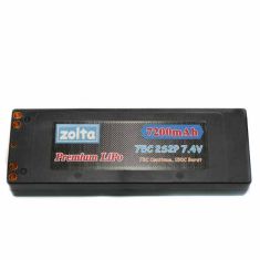 Lipo, Zolta 75C 2S 7200mAh Hard Case (Bullet Case)