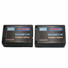 Lipo, Zolta 90C 2S 6000mAh Hard Case (Saddle Pack)