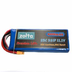 Lipo, Zolta 25C 3S1P 8000mAh