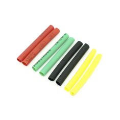 Heat Shrink Tube Dia 3mm Red Black Green Yellow 40mm