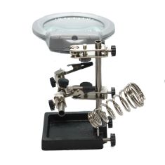 Soldering Clamp with Magnifier/Light