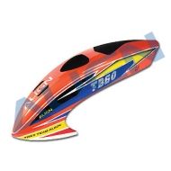 Heli Part, TB60 Painted Canopy - Orange