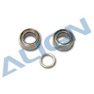 Bearing, d4xD7x2.5mm (MR74ZZ) x2