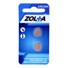 ZOLTA Alkaline A76/LR44 1.5V (2 Per Pack)