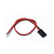 30cm Male Power Wire Black/Red 26AWG