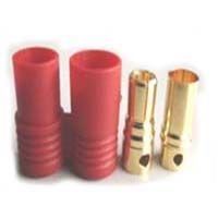 Connector, 6mm with Red Housing