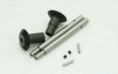 Heli Part, X3 Tail Output Shaft with Bevel Gear Set x2