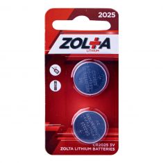 ZOLTA Lithium CR2025 3V (2 Per Pack)