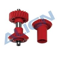 Heli Part, Trex700/800 M1 22T Torque Tube Front Drive Gear Set CW Red