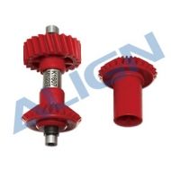 Heli Part, Trex700/800 M1 23T Torque Tube Front Drive Gear Set CCW Red