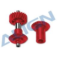 Heli Part, Trex700/800 M1 21T Torque Tube Front Drive Gear Set CW Red