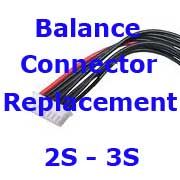 Battery Balance Connector Replacement 2S-3S