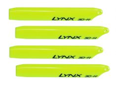 Main Blade, Lynx 125mm Trex150 Yellow x2