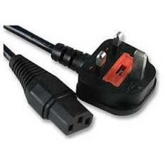 Power Cord, UK Plug to C5