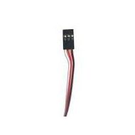 30cm Male-to-free Black/Red/White 22AWG