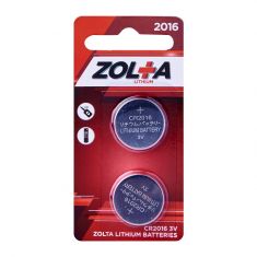 ZOLTA Lithium CR2016 3V (2 Per Pack)
