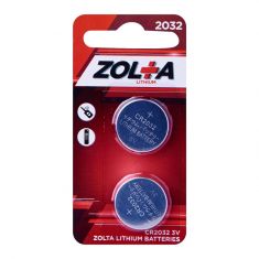 ZOLTA Lithium CR2032 3V (2 Per Pack)